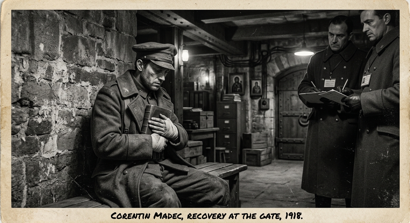 Corentin Madec — On the Gate and the Recovery, rendered as photograph.