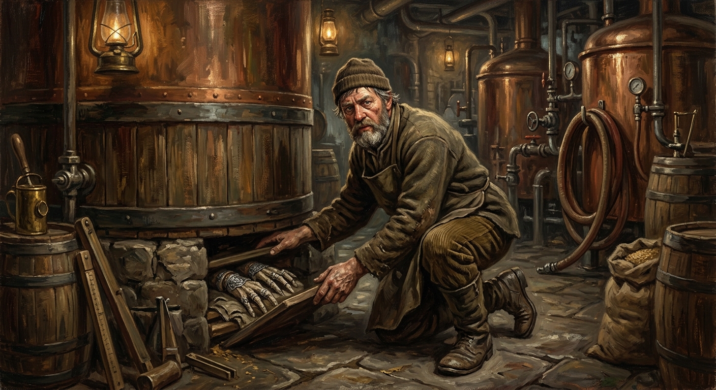 Aldric Hartmann — Aldric Hartmann, rendered as oil-painting.