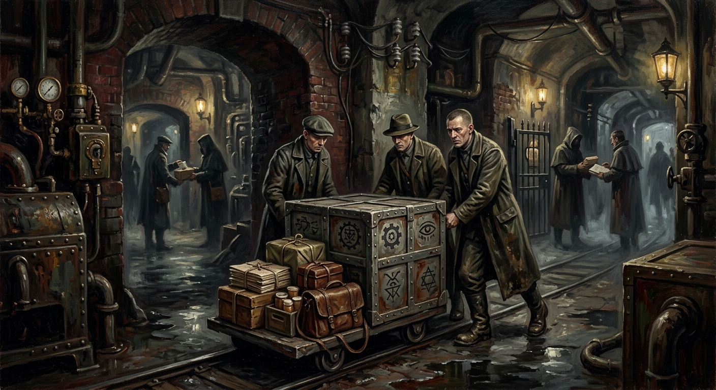 The Thread — The Thread, rendered as oil-painting.