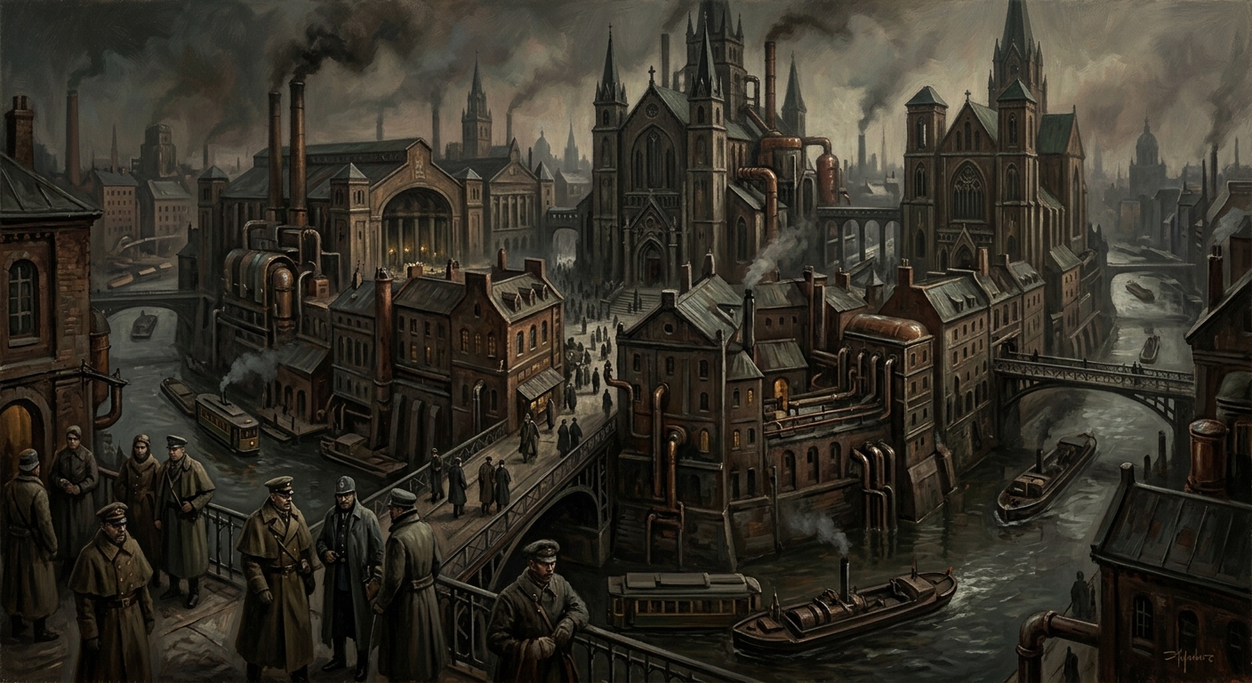 Archonate Isle — Archonate Isle, rendered as oil-painting.