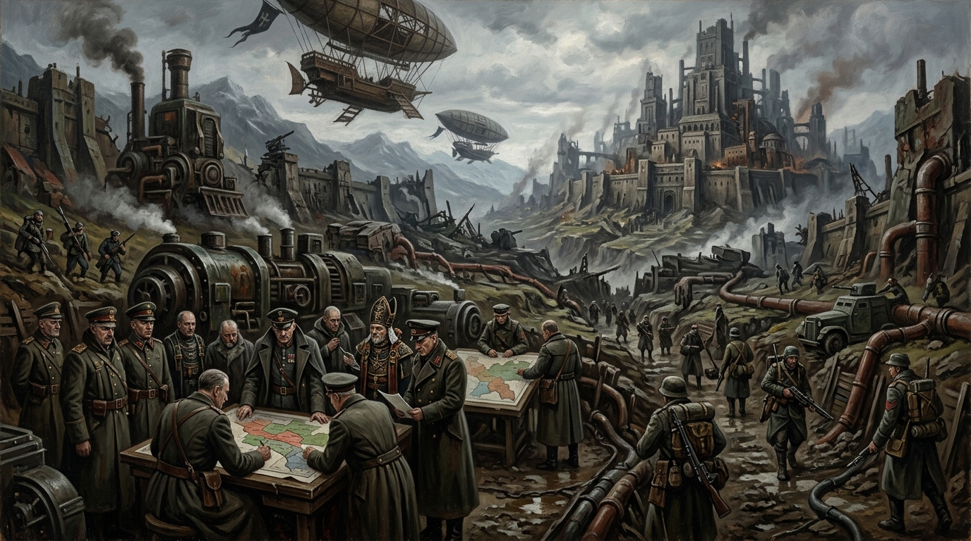 The Balkans — The Balkans, rendered as oil-painting.
