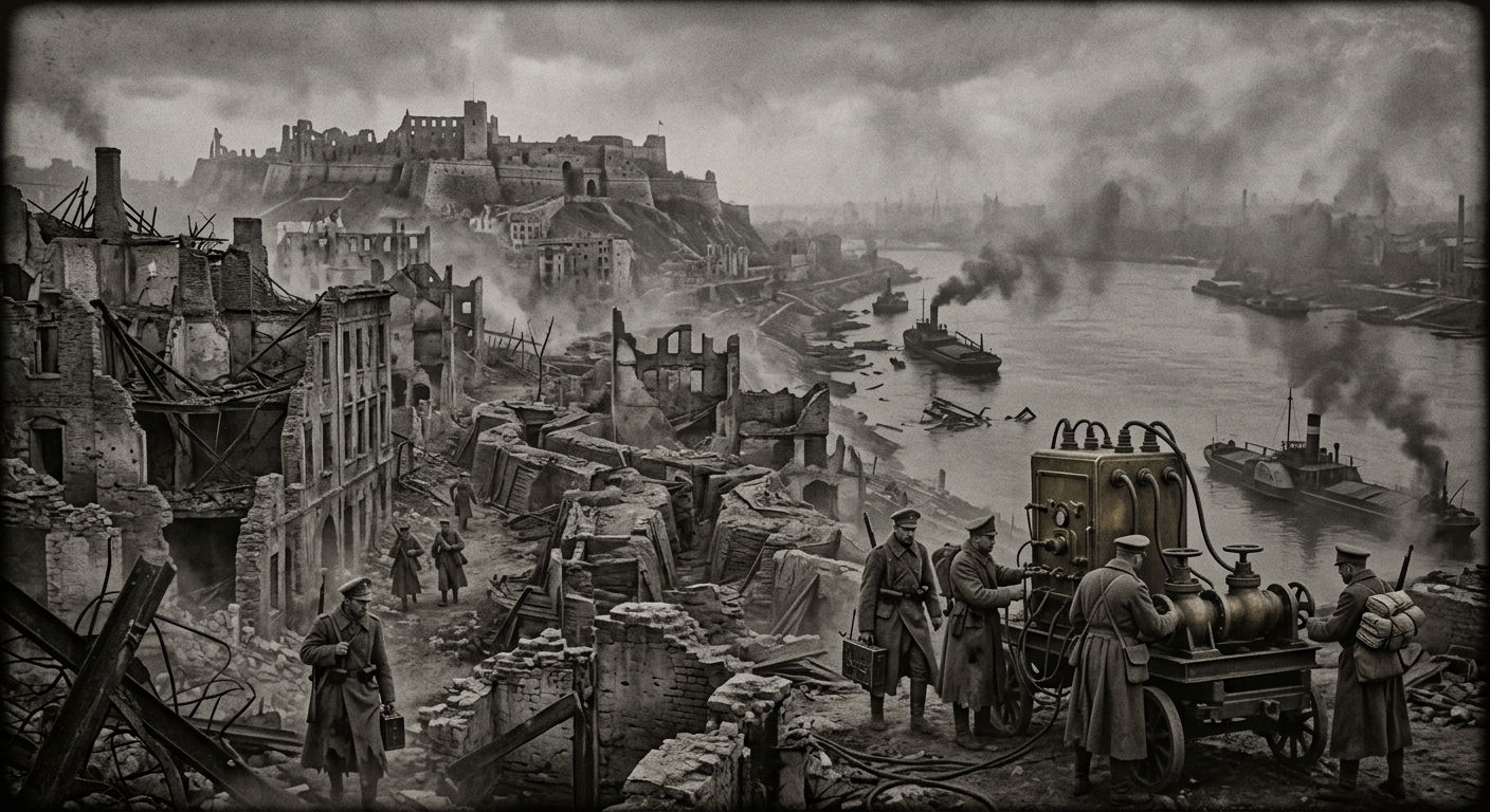 Belgrade — On the Old White City, rendered as photograph.