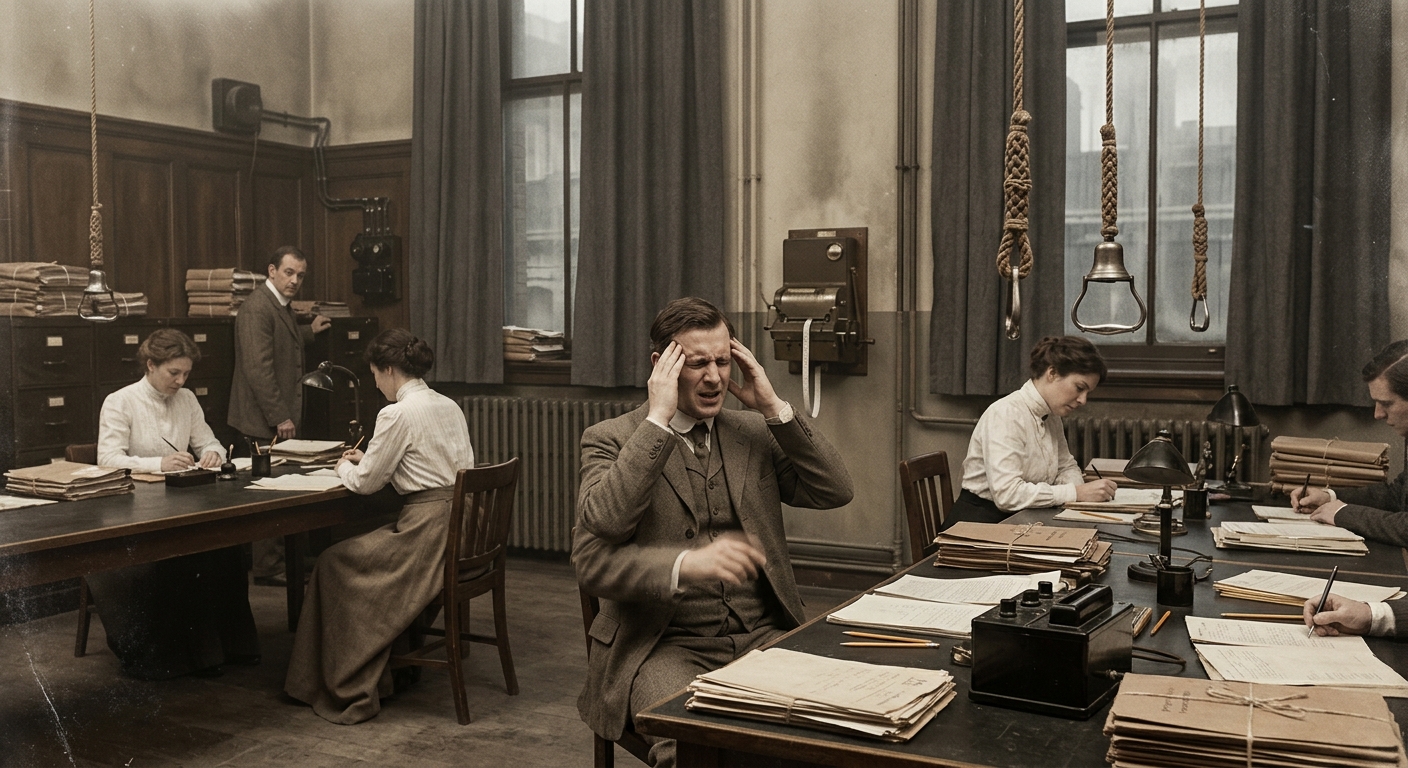 Bell-sickness — On the First Stages, rendered as photograph.