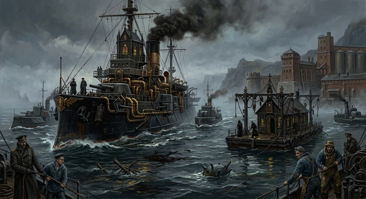Black Sea — Black Sea, rendered as oil-painting.