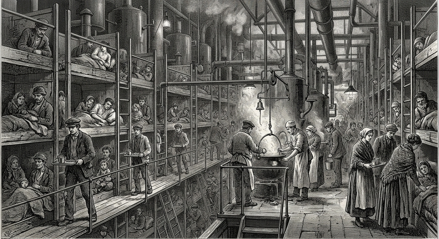 Boiler Commons — On Racks, Families, and the Arithmetic of Sleep, rendered as engraving.