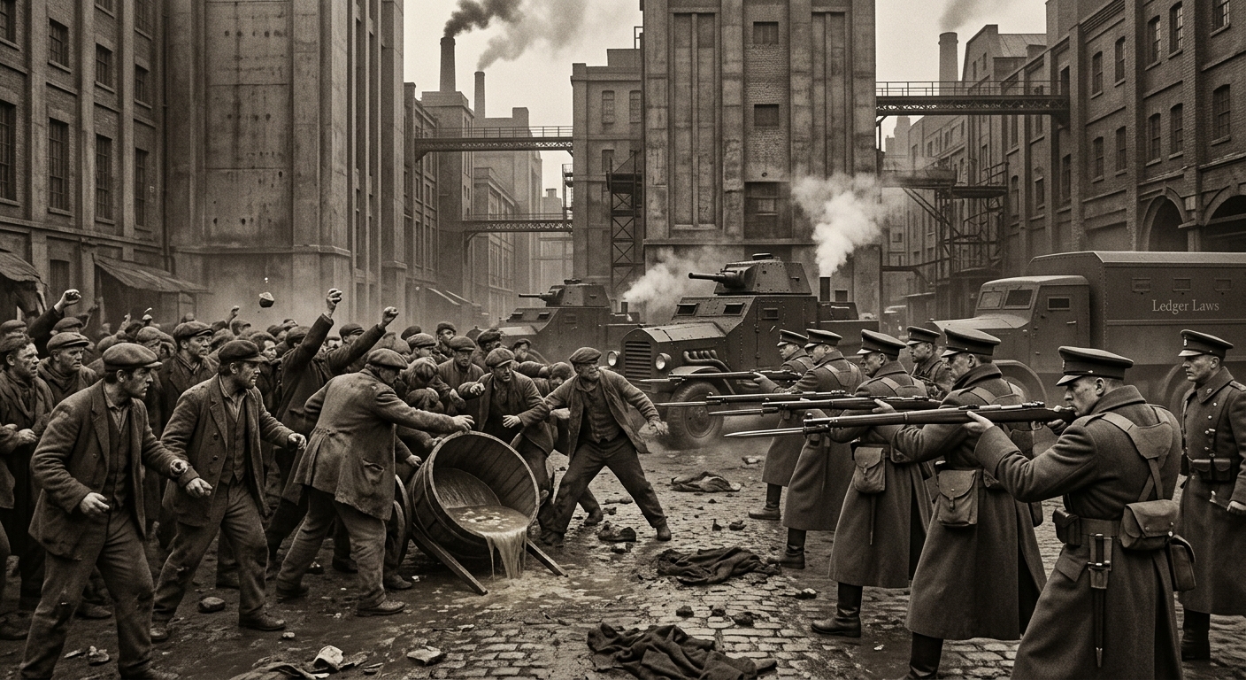 The Broth Riots — On the Three Cities, rendered as photograph.