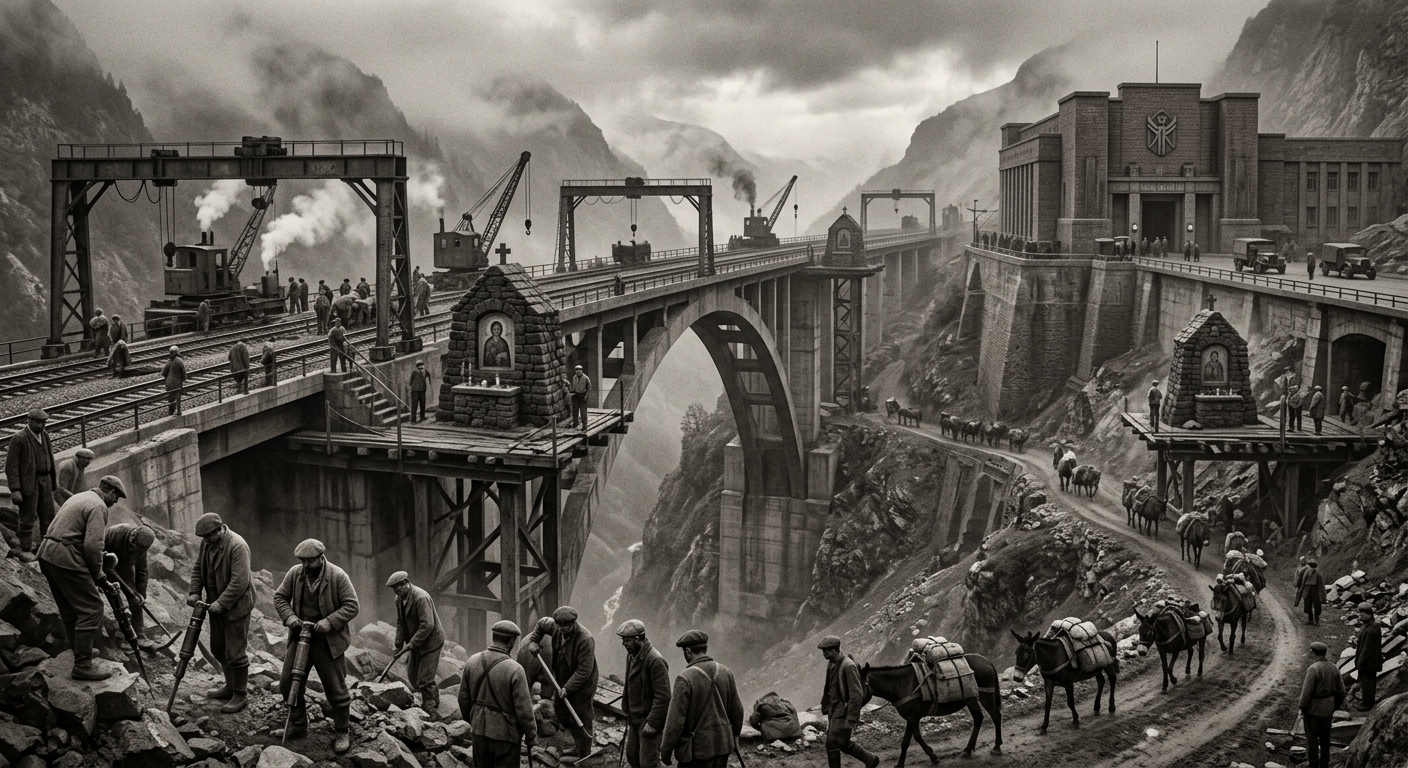 Carpathian Corridor — On the Making of the Corridor, rendered as photograph.