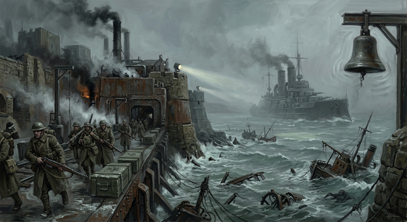 Channel — Channel, rendered as oil-painting.
