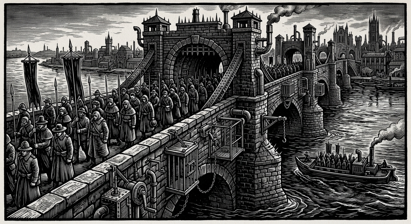 Charles Bridge — On Ephrath's Petition and Purity's Appetite, rendered as woodcut.