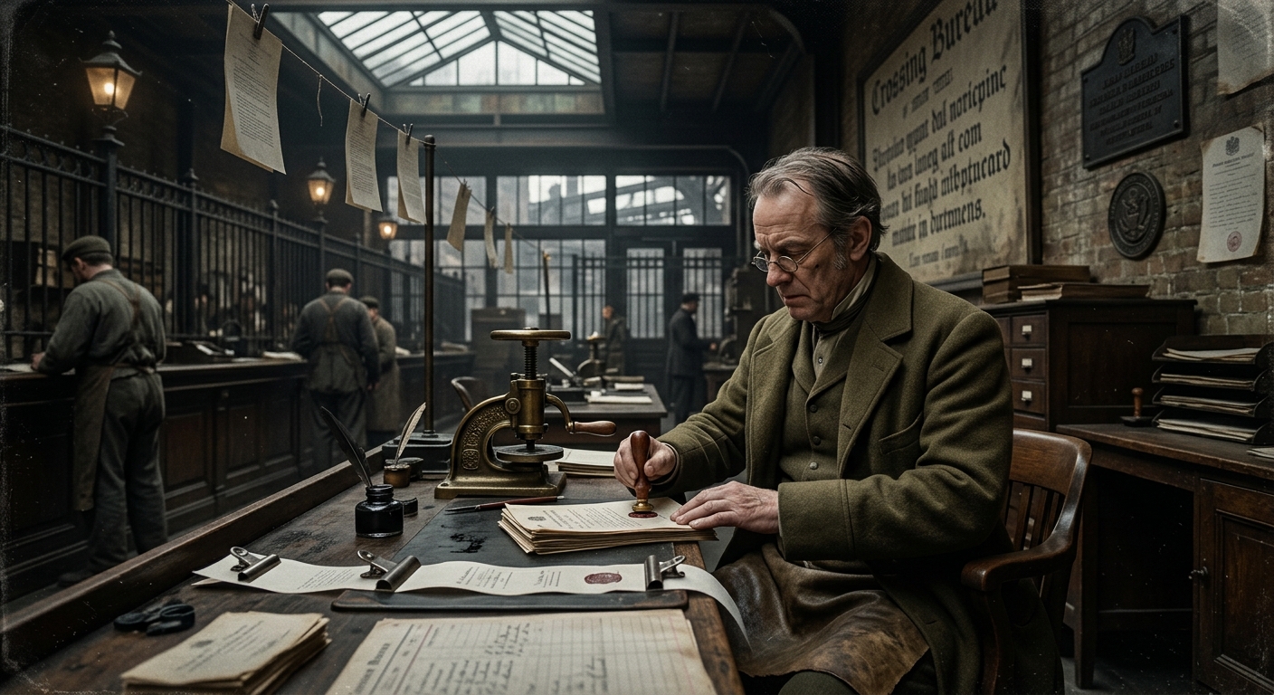 Crossing Bureau — On Its Parentage and Local Mutation, rendered as photograph.