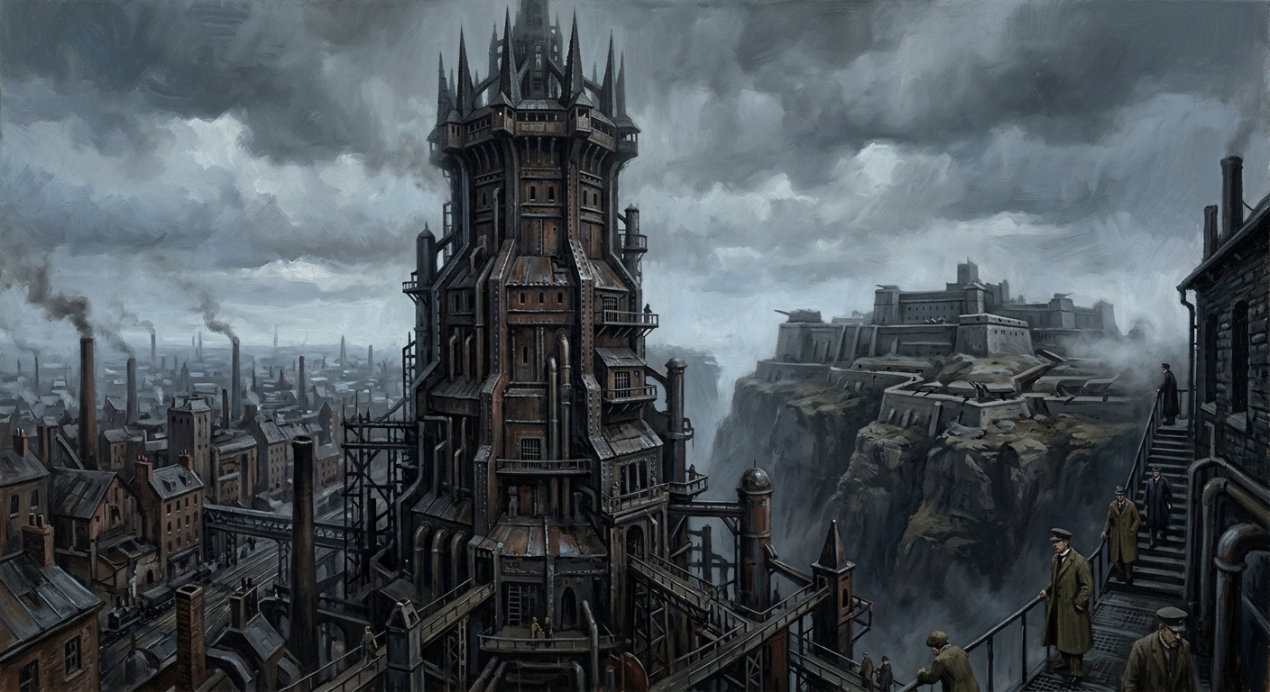 Crownspire — Crownspire, rendered as oil-painting.