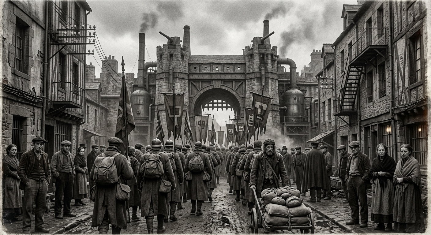 Dinan — On the Town Before the Gate, rendered as photograph.