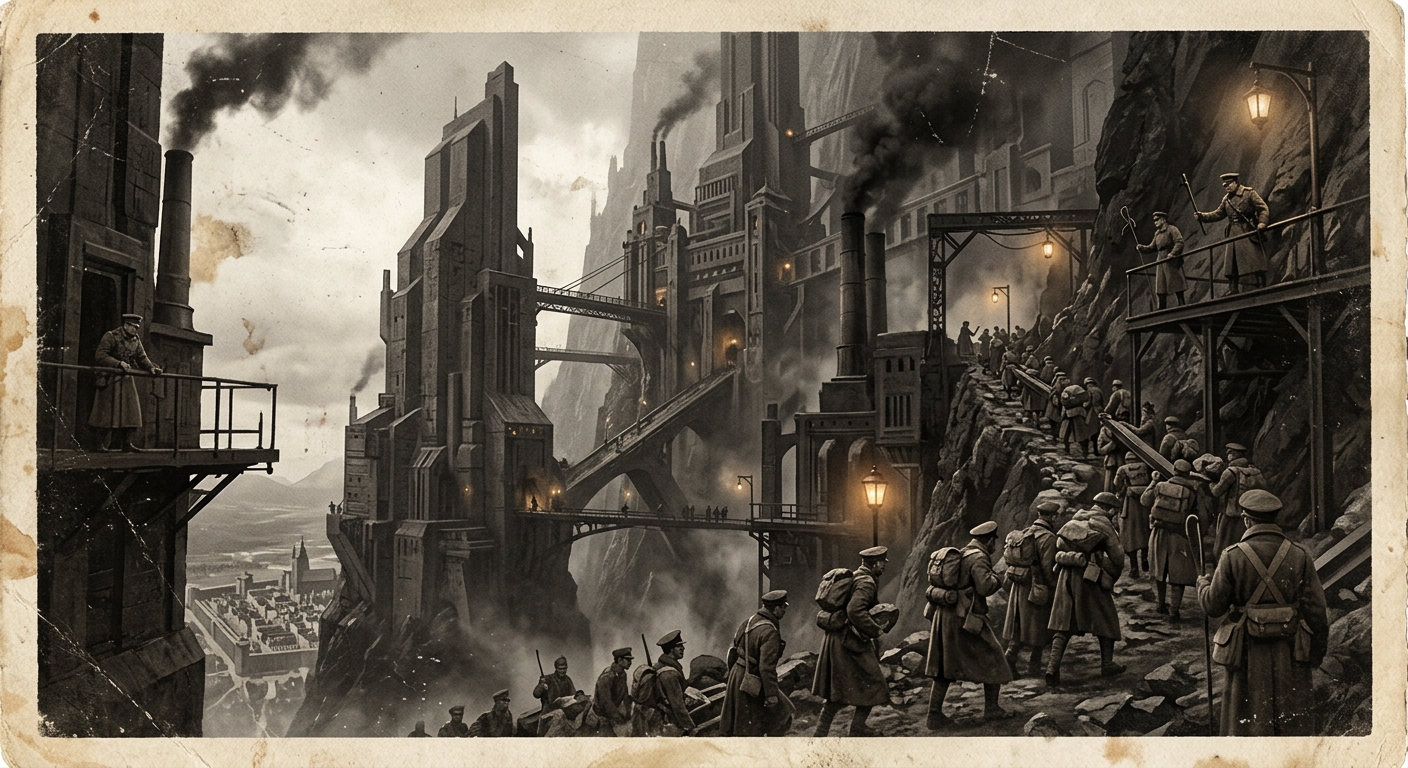 Ebon Heights — On the First Rising, rendered as photograph.