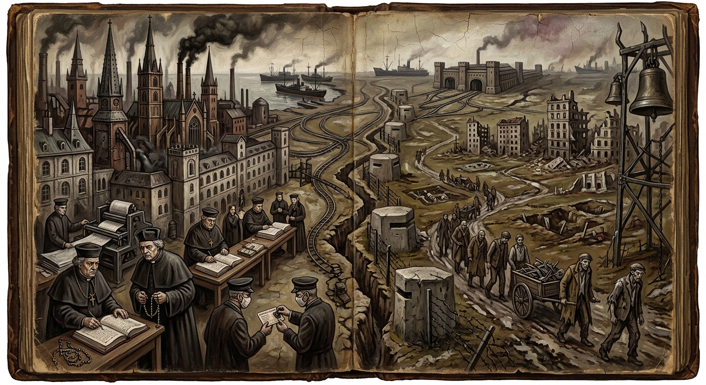 Europe — Europe, rendered as oil-painting.