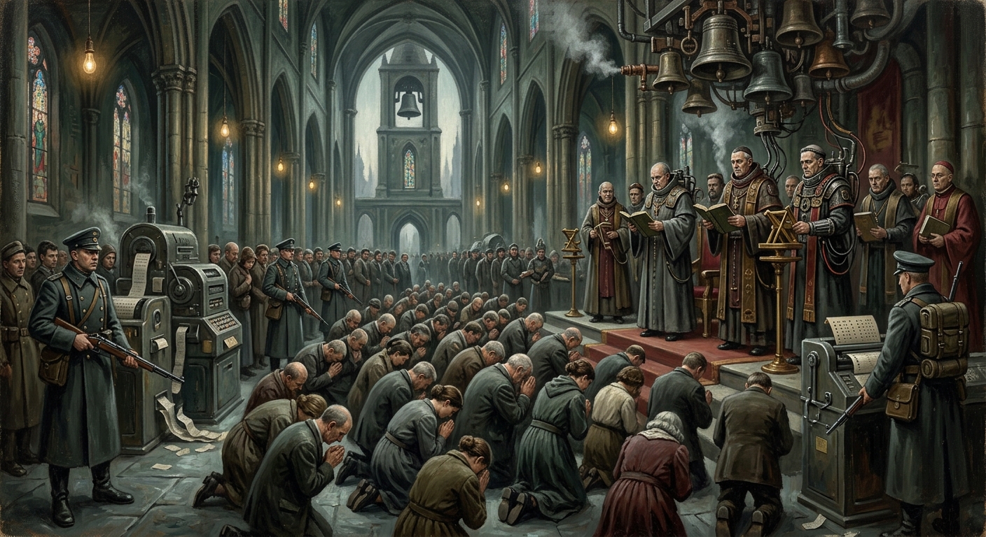 Feast of Doctrinal Submission — Feast of Doctrinal Submission, rendered as oil-painting.