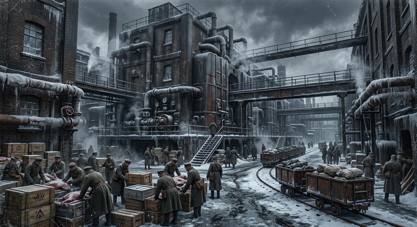 Frost Yards — On the Making of the Cold Quarter, rendered as photograph.