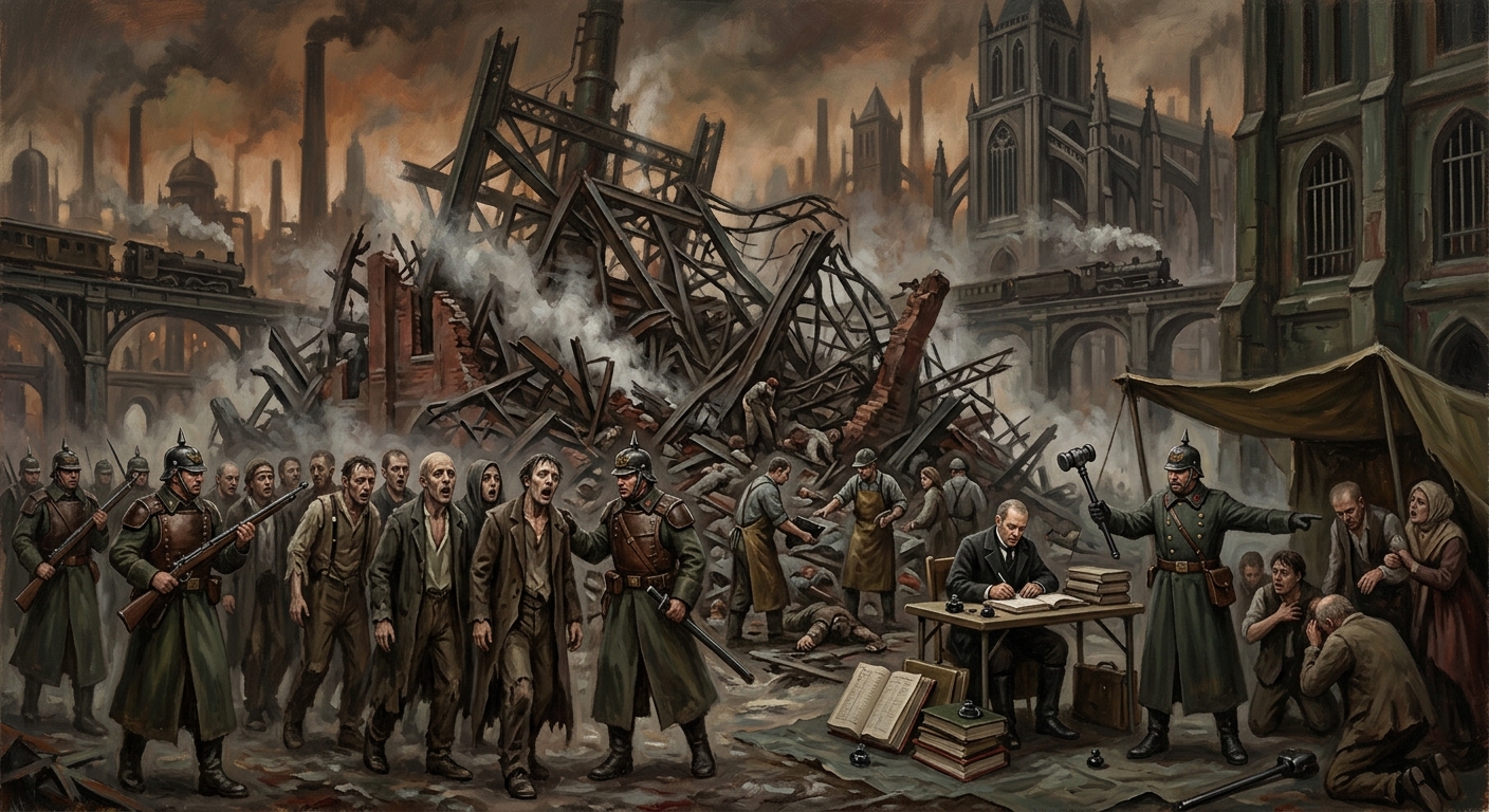 The Great Hush — The Great Hush, rendered as oil-painting.