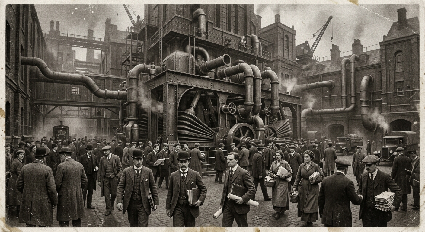 The Great Hush — On the Irongate Before the Hush, rendered as photograph.