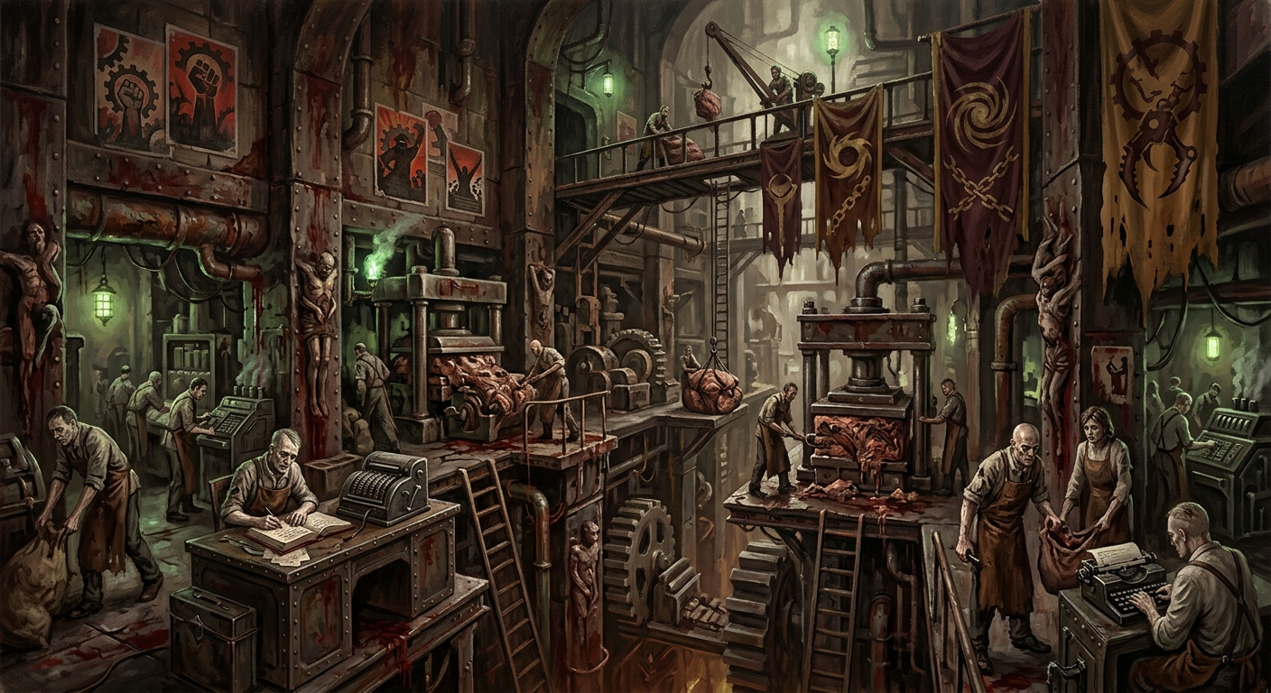 Hell — Hell, rendered as oil-painting.