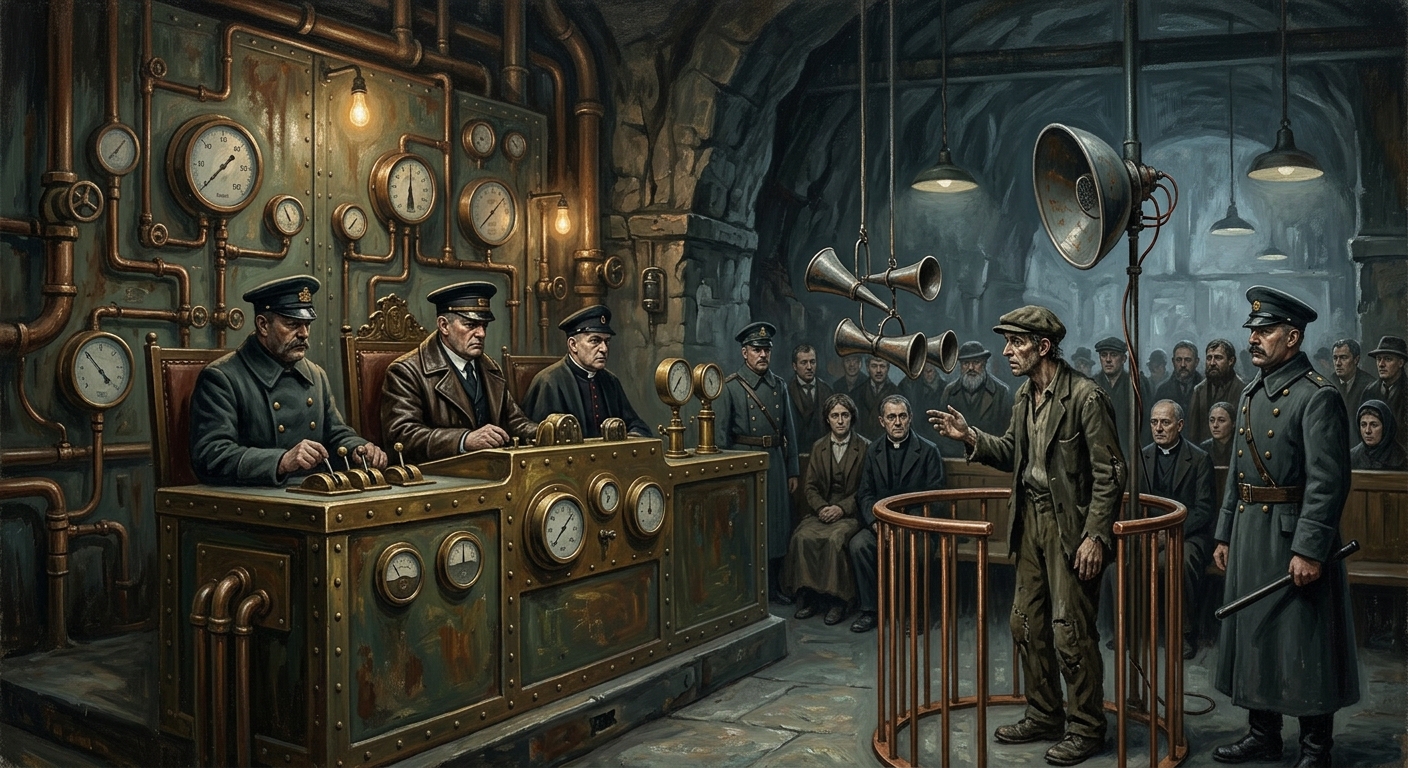 Hush Court — Hush Court, rendered as oil-painting.