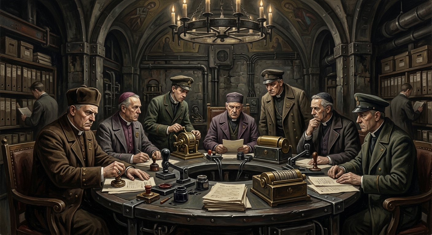 Inner Circle — Inner Circle, rendered as oil-painting.