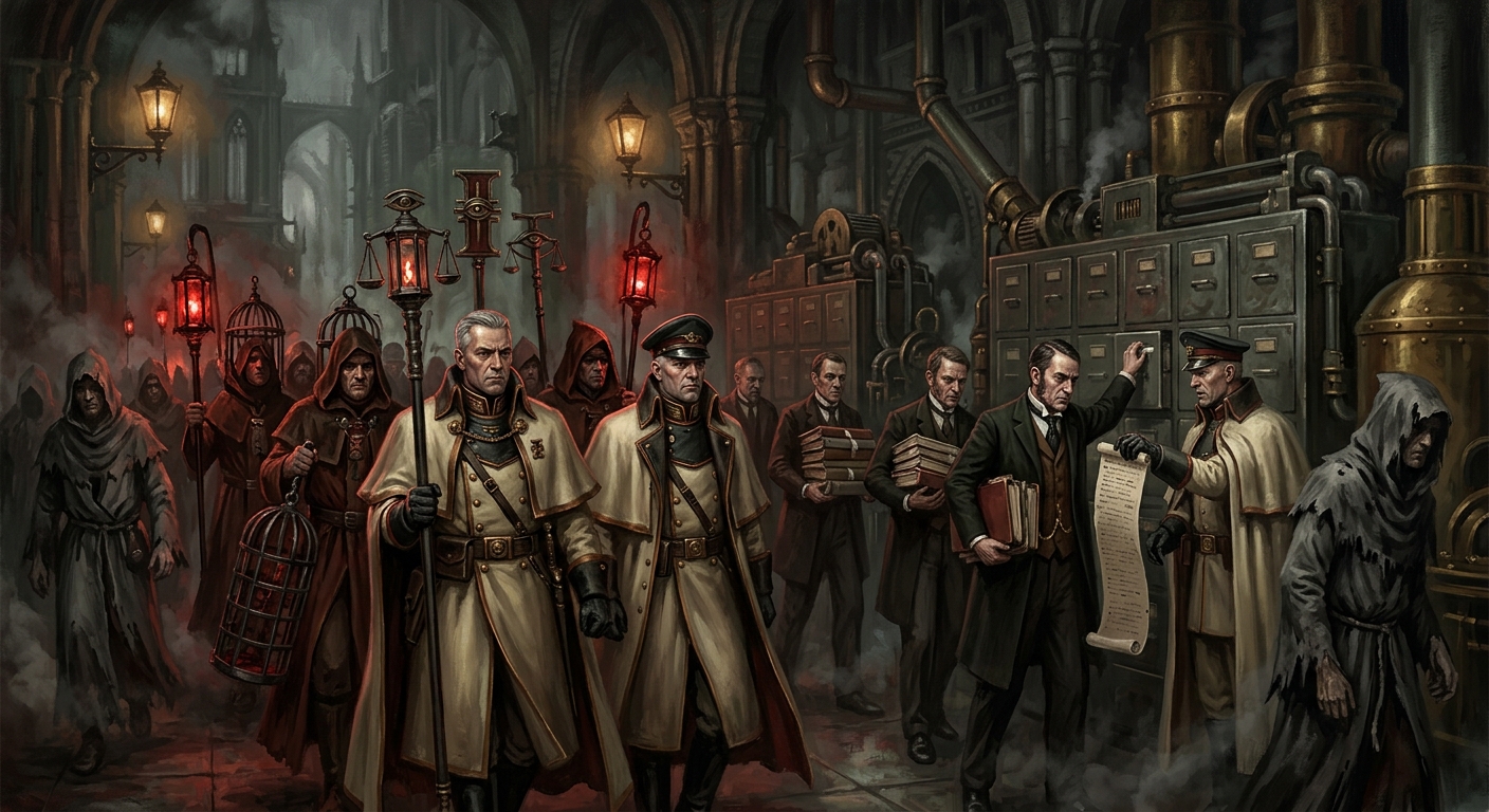 Inquisition — Inquisition, rendered as oil-painting.