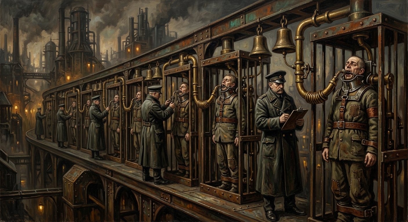 Iron Choir of Mainz — Iron Choir of Mainz, rendered as oil-painting.