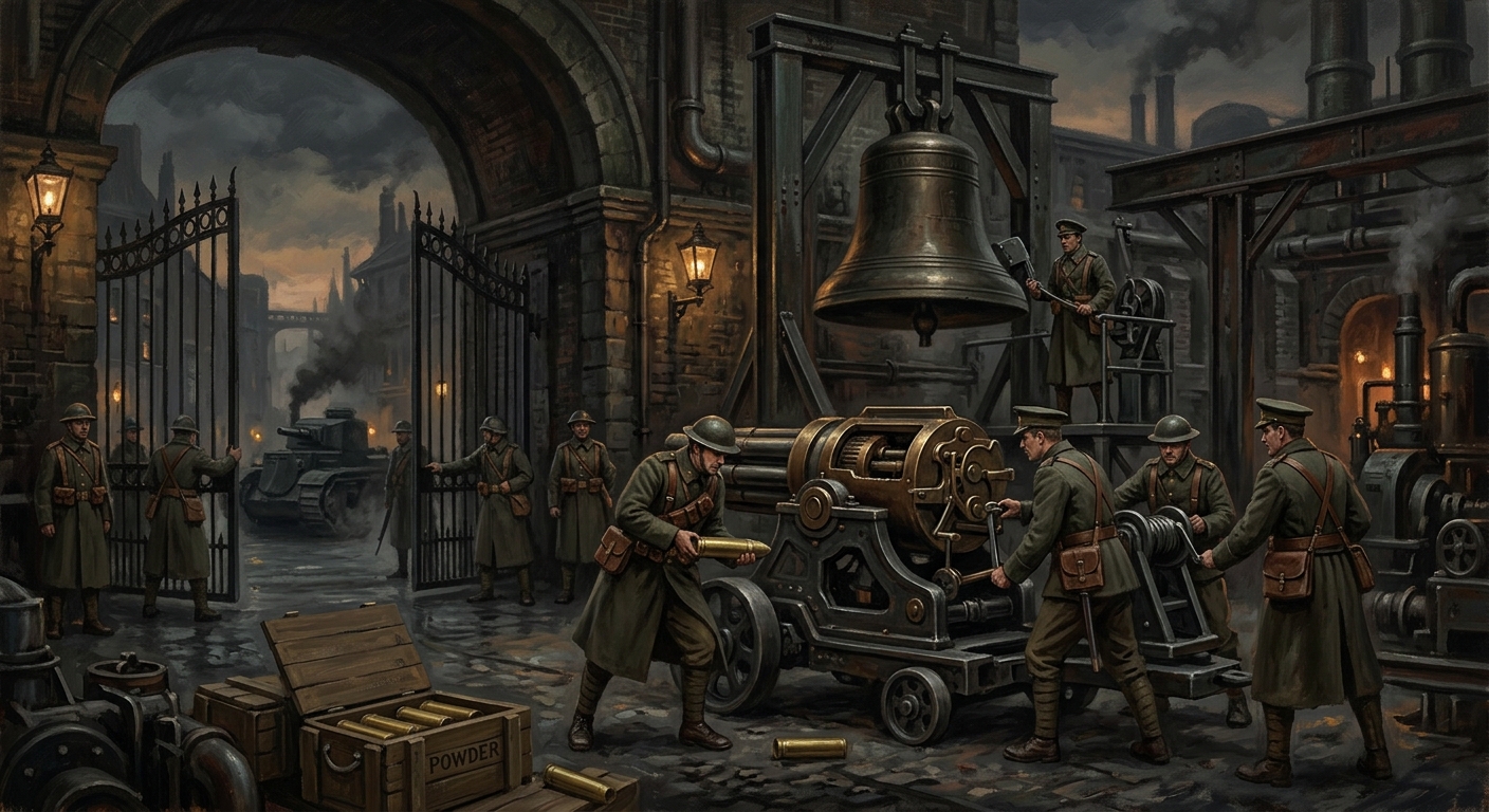 Iron Vespers — Iron Vespers, rendered as oil-painting.