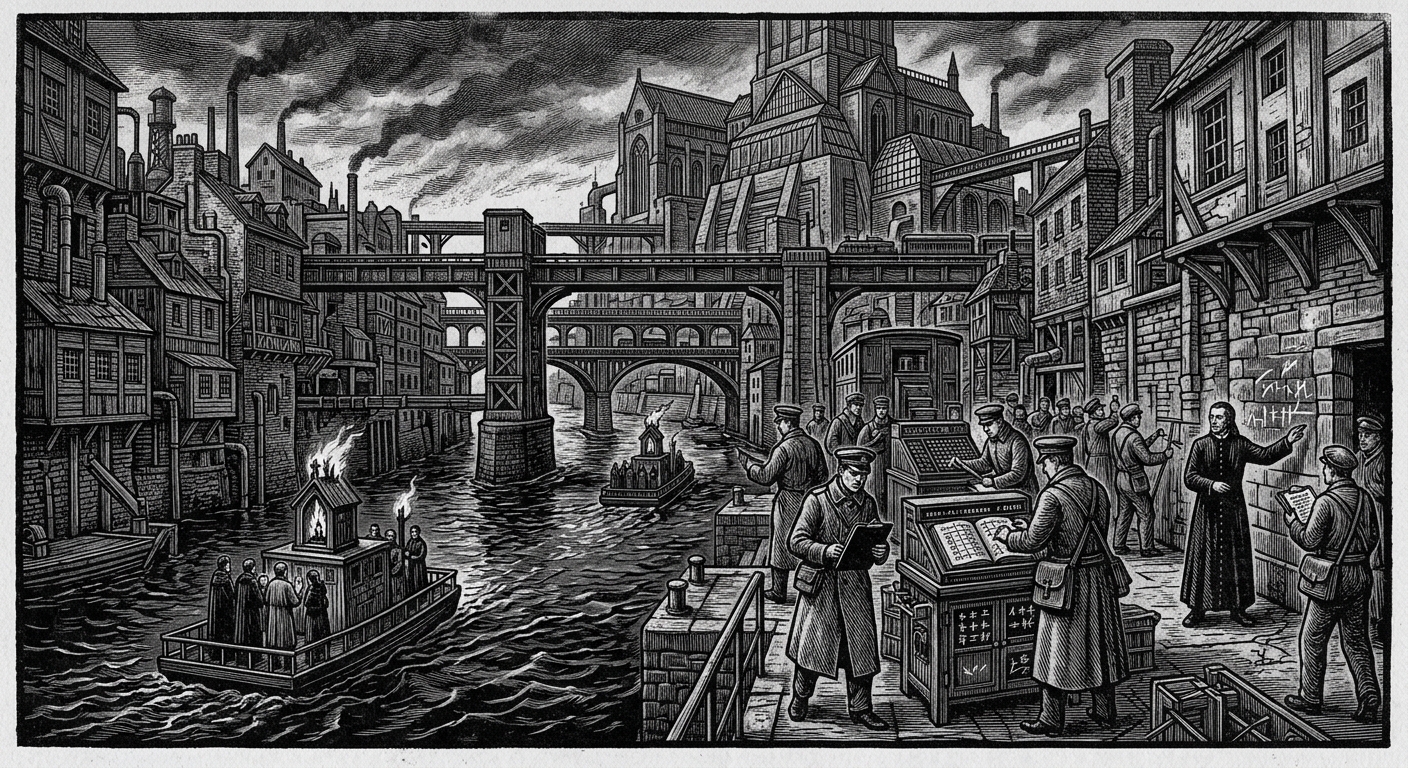 Moselle — On the Upper Circuit and the Price of Collection, rendered as woodcut.