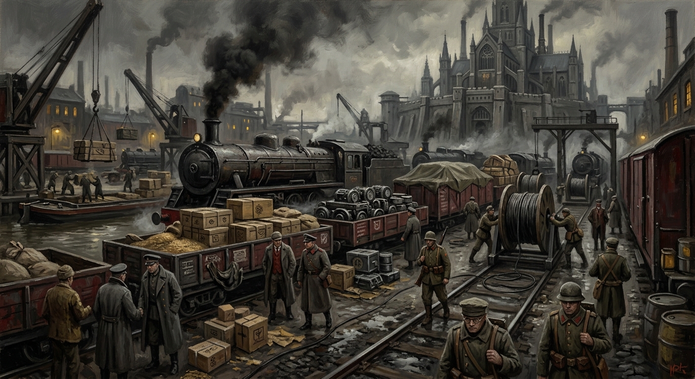 Northern Corridor — Northern Corridor, rendered as oil-painting.