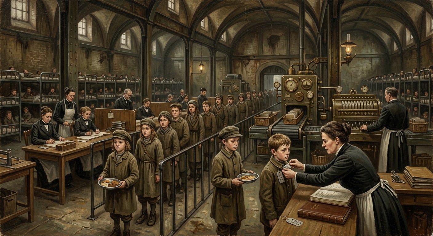 Orphanarii — Orphanarii, rendered as oil-painting.