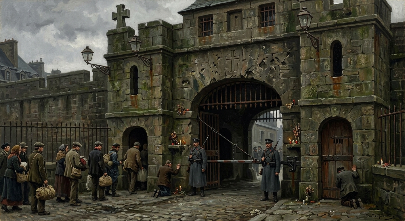 Porte Saint-Vincent — Porte Saint-Vincent, rendered as oil-painting.