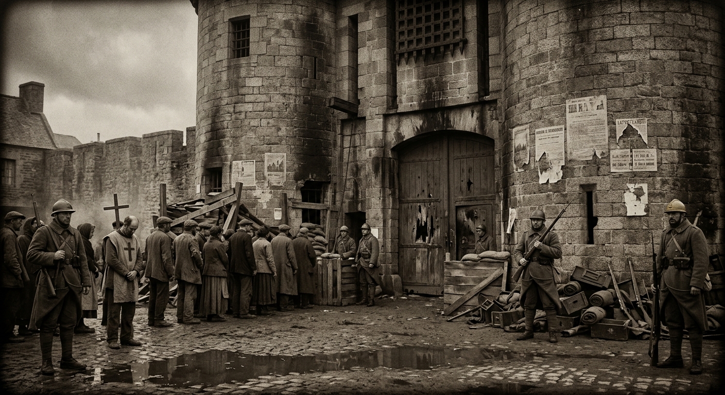 Porte Saint-Vincent — On the Gate Before the Writ, rendered as photograph.