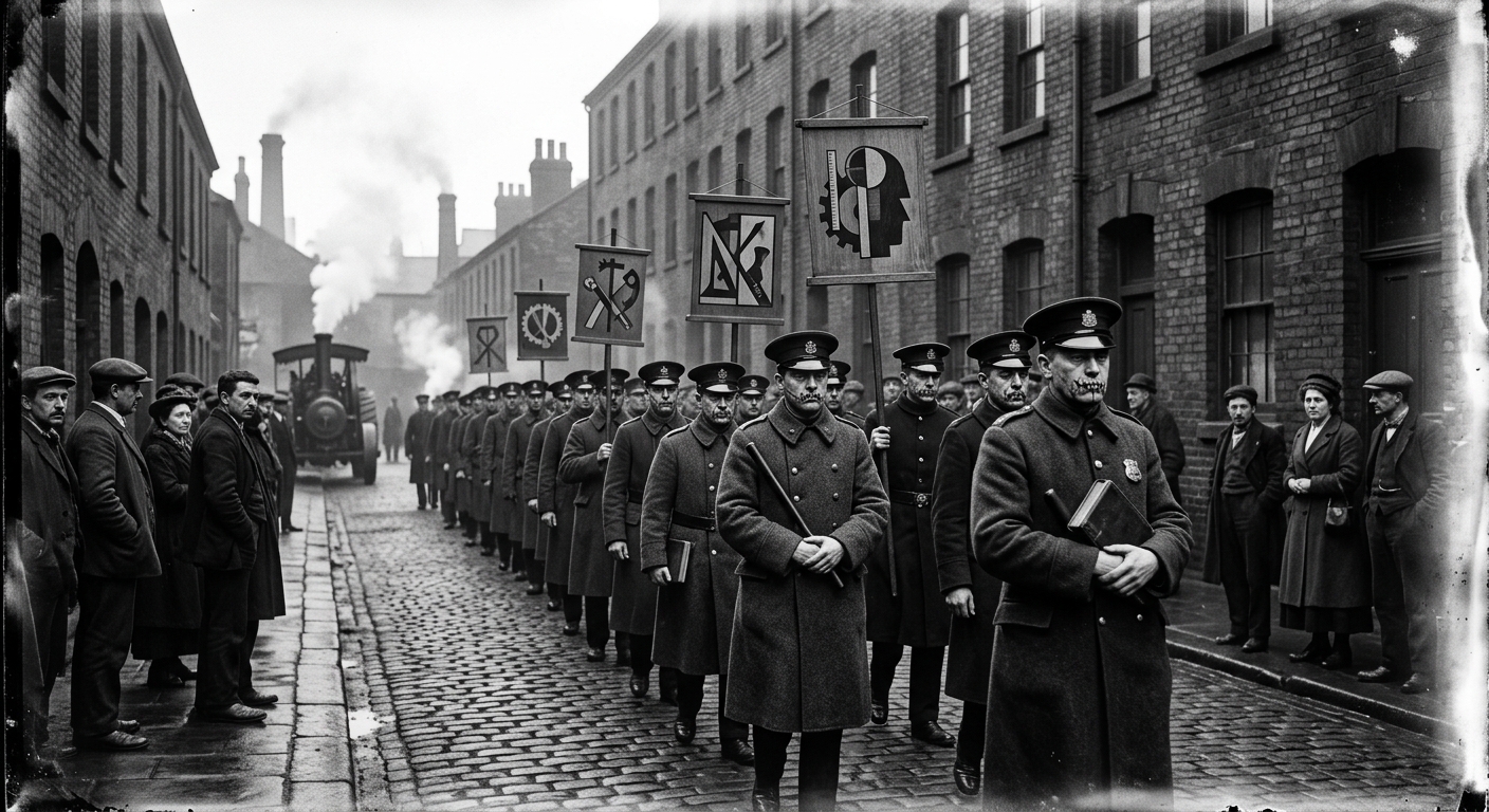 Procession of Silence — On the First Processions, rendered as photograph.