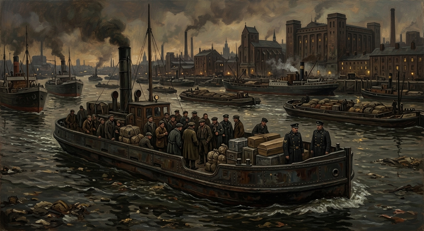 The Rhine — The Rhine, rendered as oil-painting.