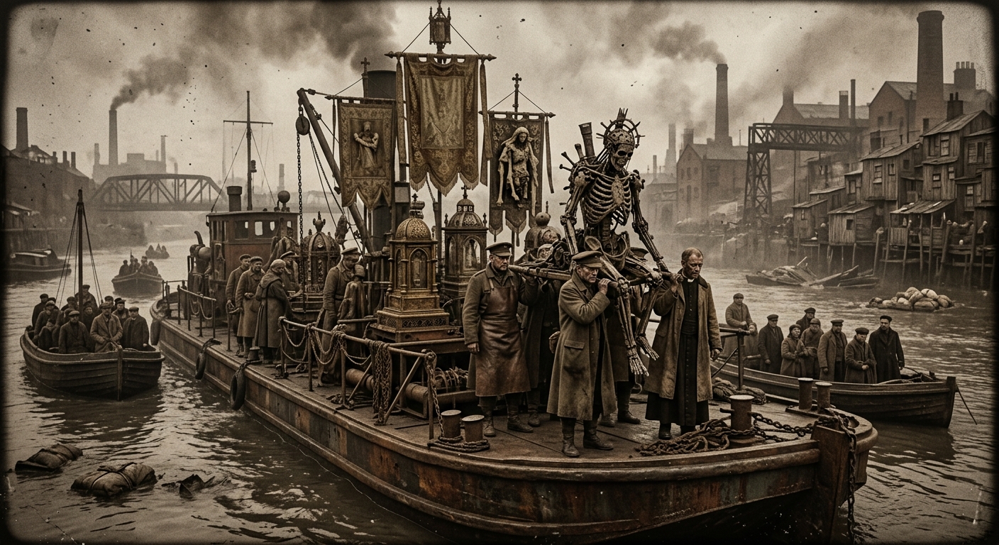 The Rhine — On the Old Sanctities Before the Ledger, rendered as photograph.
