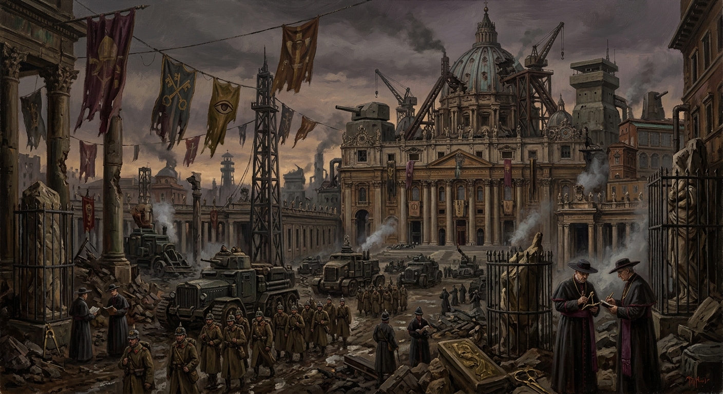 Rome — Rome, rendered as oil-painting.
