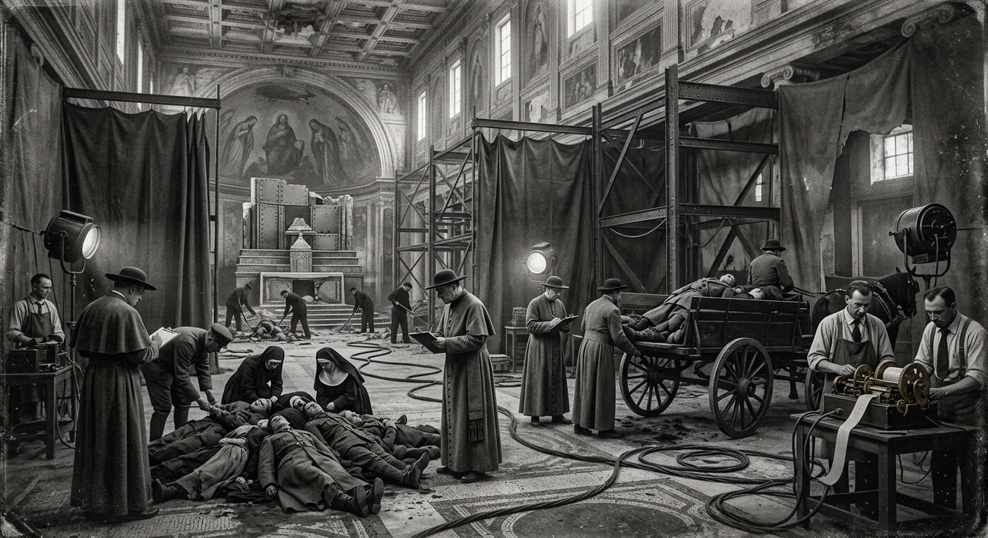 Rome — On the First Deaths of Rome, rendered as photograph.