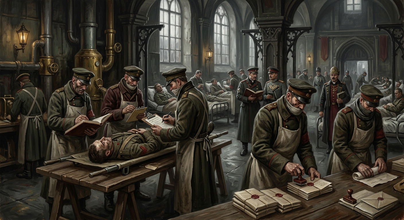 Standing Order 22-C — Standing Order 22-C, rendered as oil-painting.