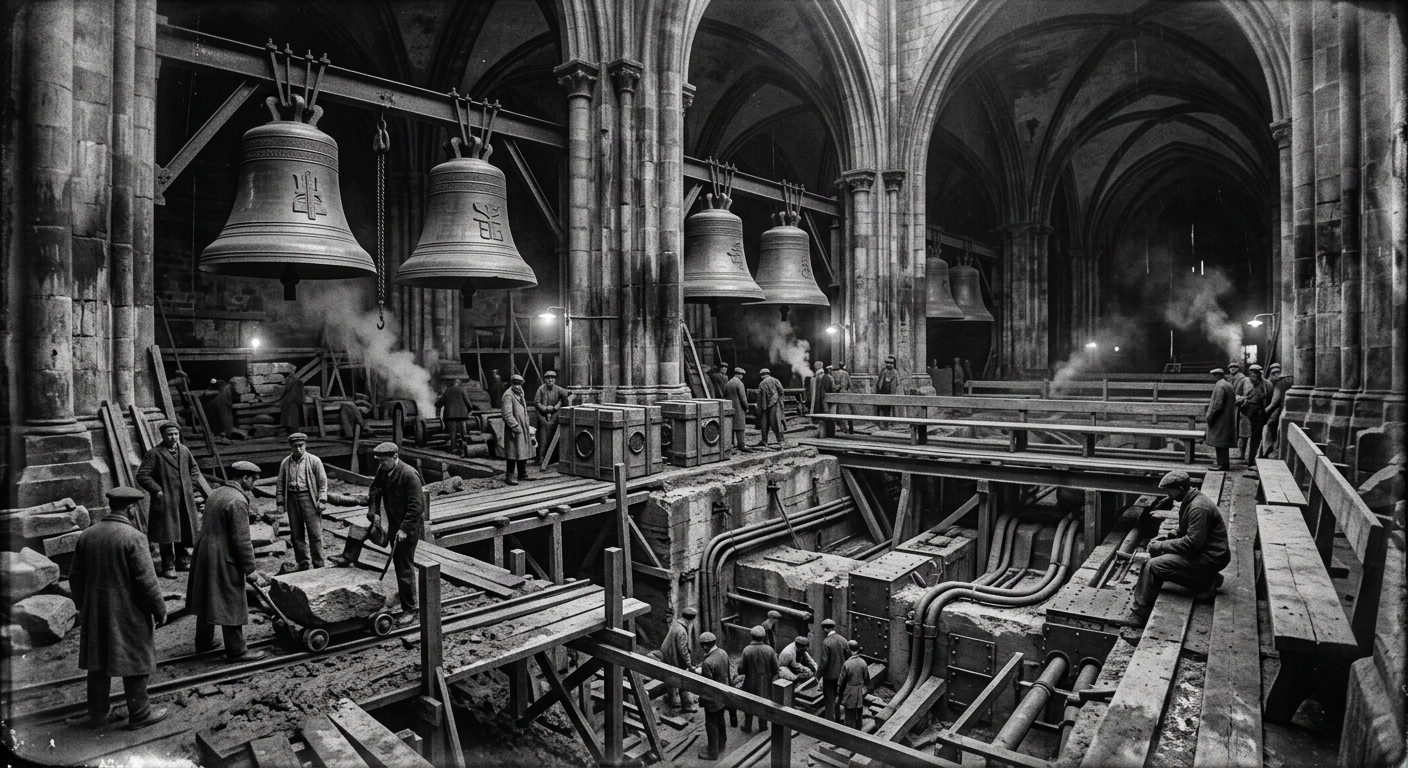 Strasbourg Cathedral — On the Pre-Synodal Foundations, rendered as photograph.