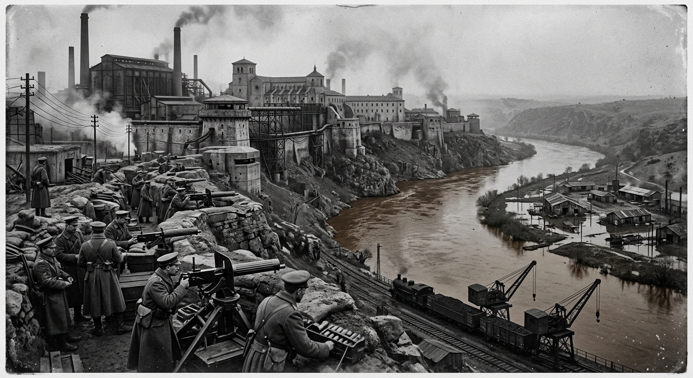 The Tagus — On the Holy Promontory and the Siege Water, rendered as photograph.