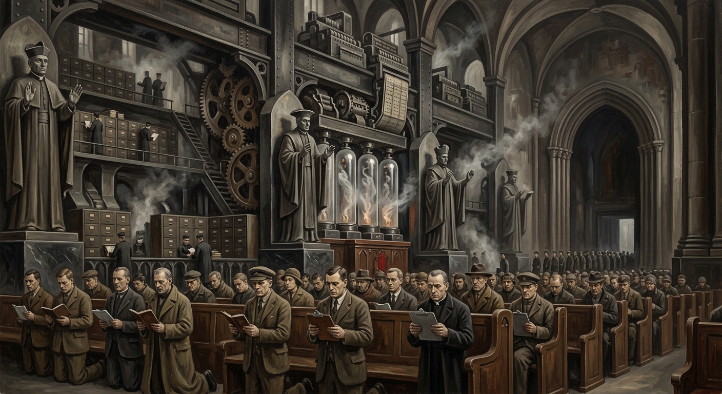 Theocracy — Theocracy, rendered as oil-painting.