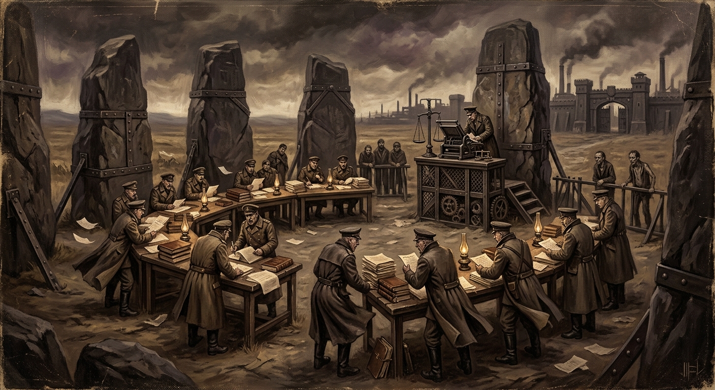 Treaty Ring — Treaty Ring, rendered as oil-painting.