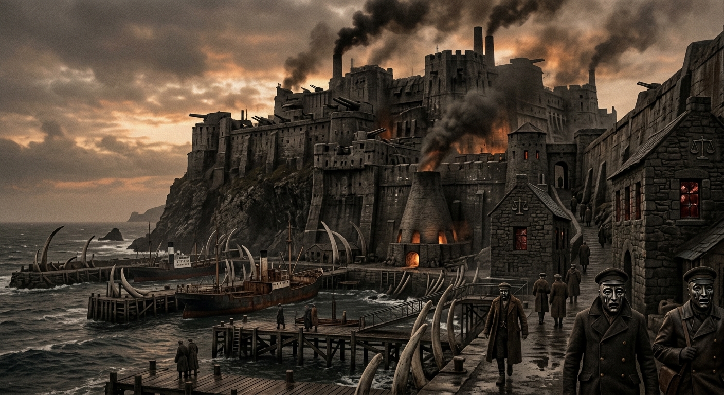 Varna — On the Redoubt and Its Harbour Bones, rendered as photograph.
