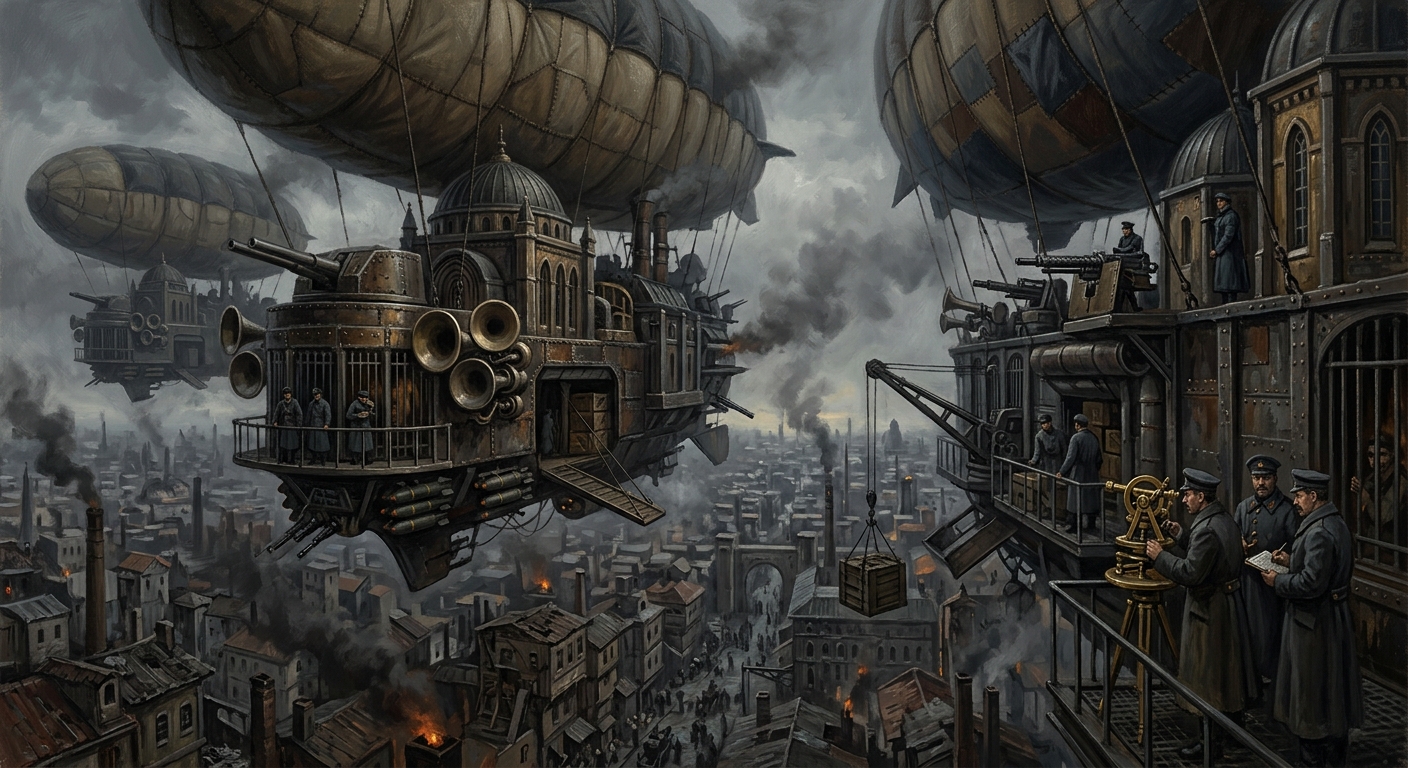 Vigil Arks — Vigil Arks, rendered as oil-painting.