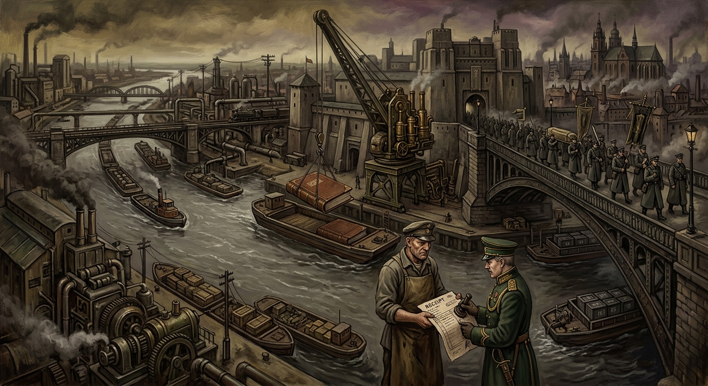 Vistula — Vistula, rendered as oil-painting.