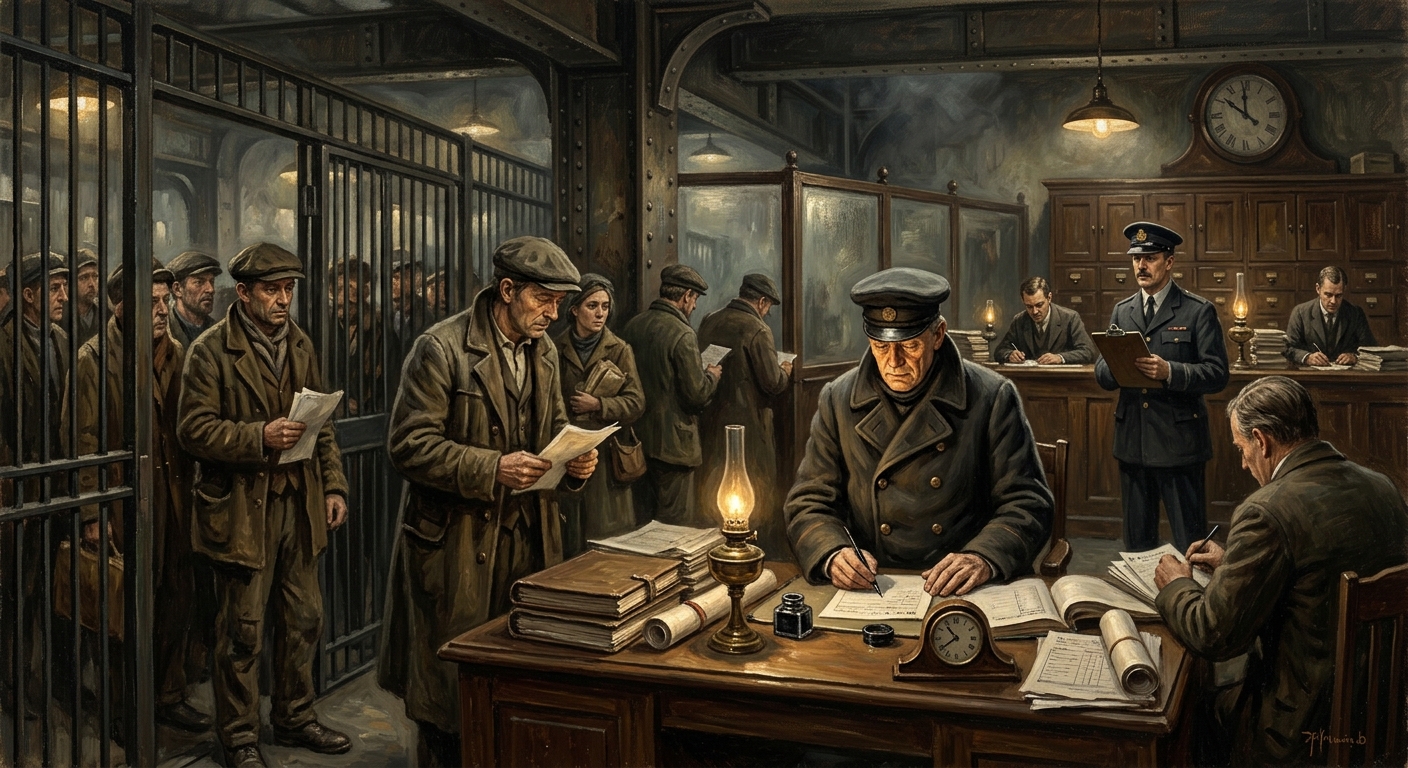 Administrative Order 44-B — Administrative Order 44-B, rendered as oil-painting.