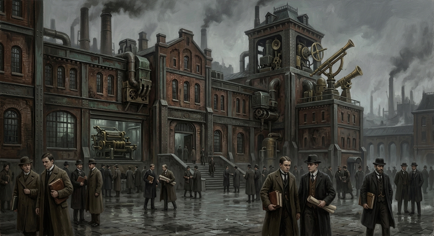 Amsterdam Academy — Amsterdam Academy, rendered as oil-painting.