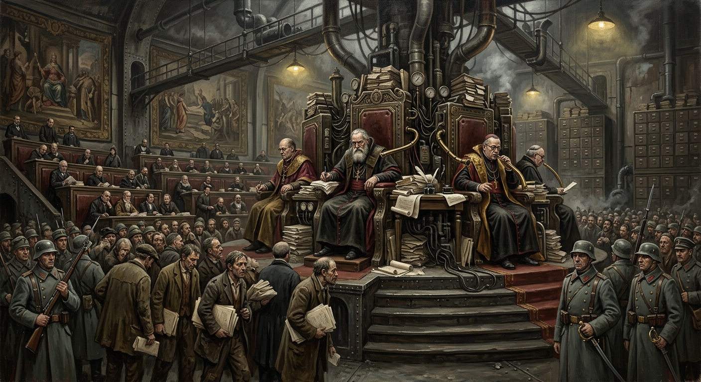 Assembly of Thrones — Assembly of Thrones, rendered as oil-painting.