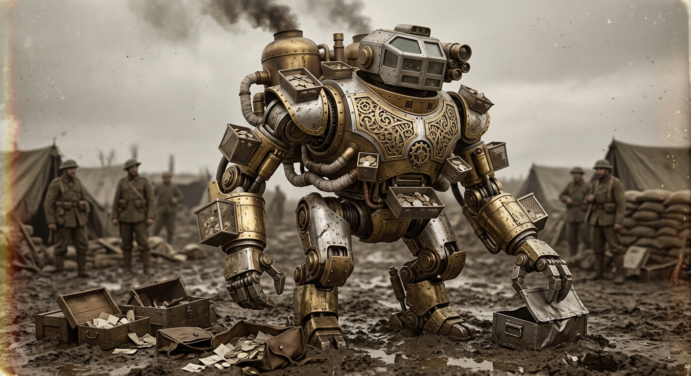 Avarice Engine — On Its Composition, rendered as photograph.